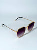 Gucci Square Gold Frame Sunglasses