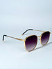 Gucci Square Gold Frame Sunglasses