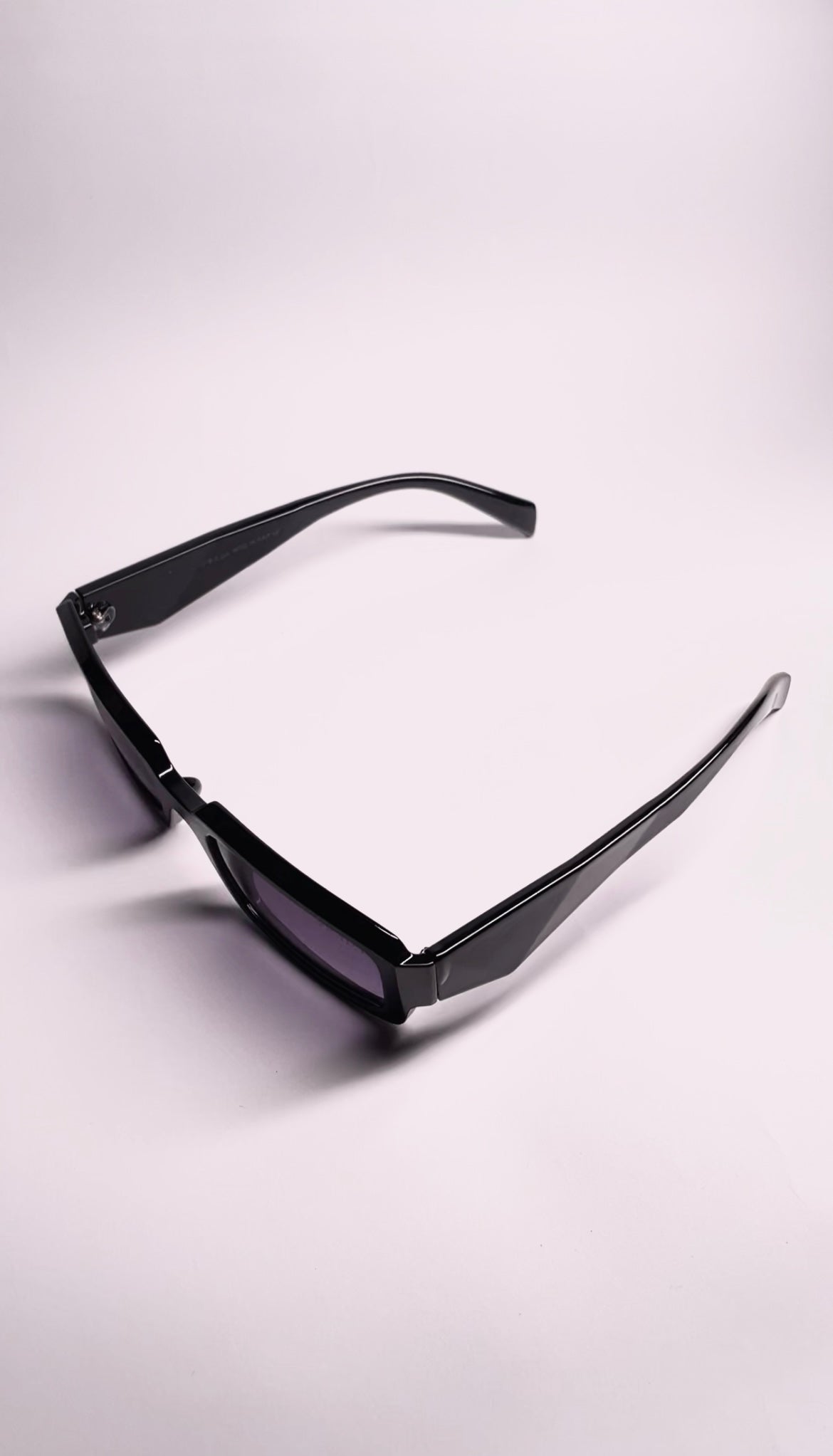 Prada Black Rectangular Sunglasses